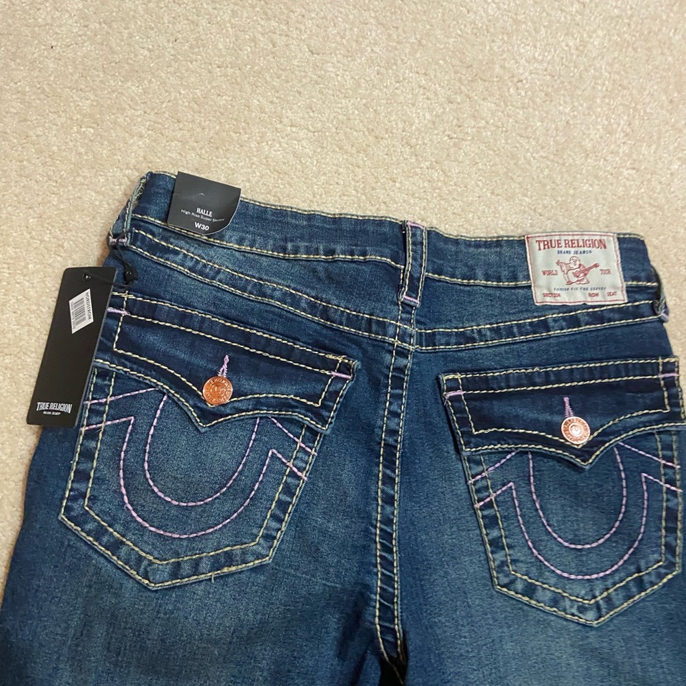 True religion, Halle high-rise super skinny jeans size 30 brand new